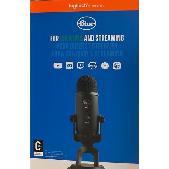 Logitech Yeti Blue Premium Multi-Pattern USB Microphone - Picture 3 of 5